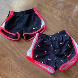 2 Girls 4T nike shorts